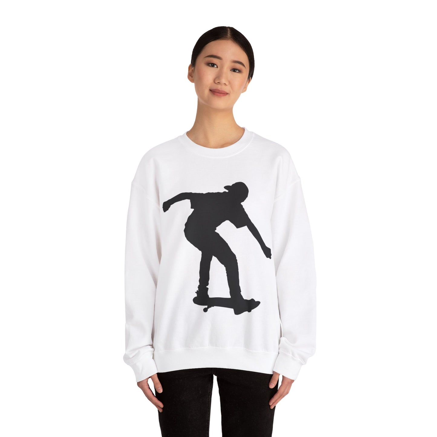 Heavy Blend™ Crewneck Sweatshirt: Skateboarding #1