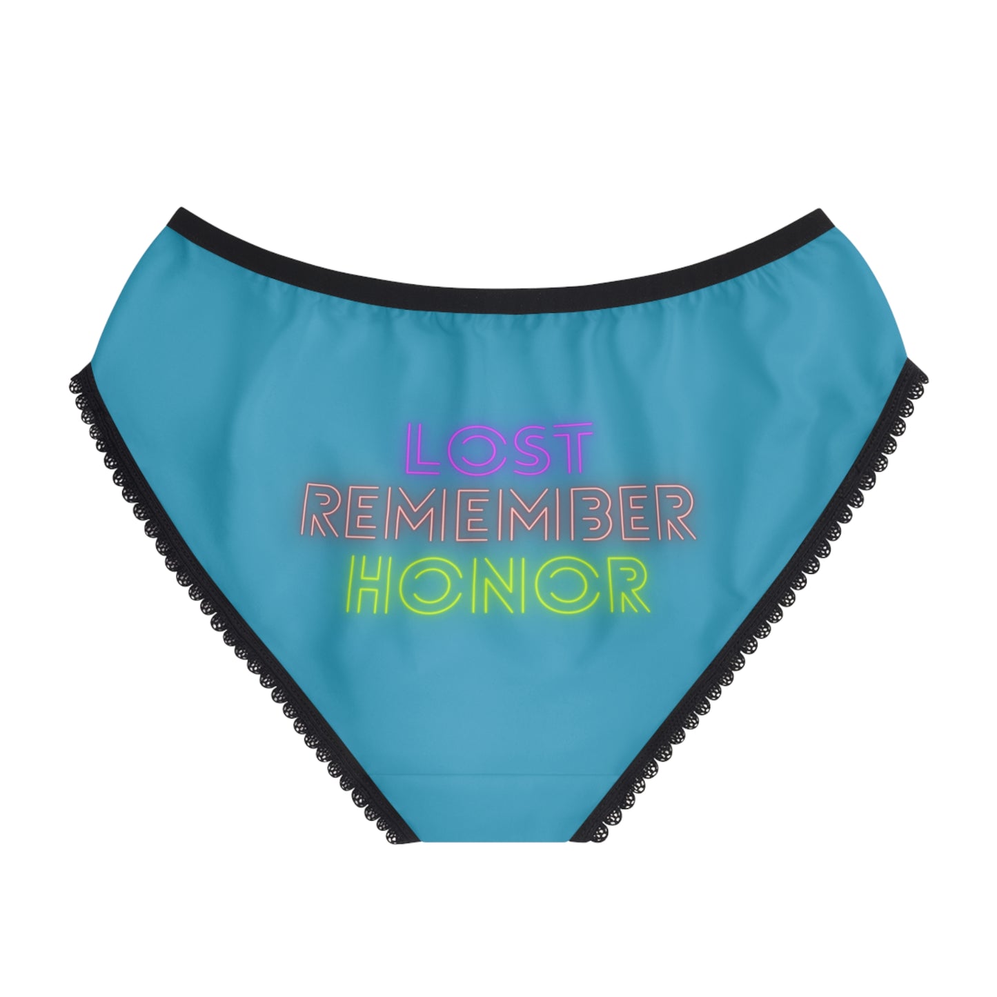 Women's Briefs: Lost Remember Honor Turquoise