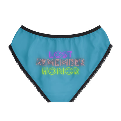 Women's Briefs: Lost Remember Honor Turquoise