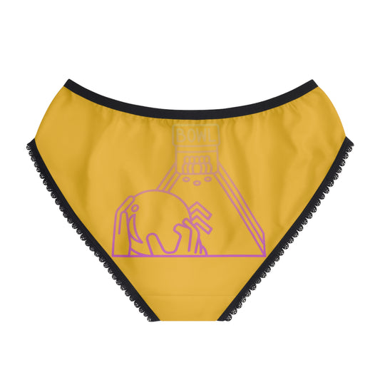 Women's Briefs: Bowling Yellow