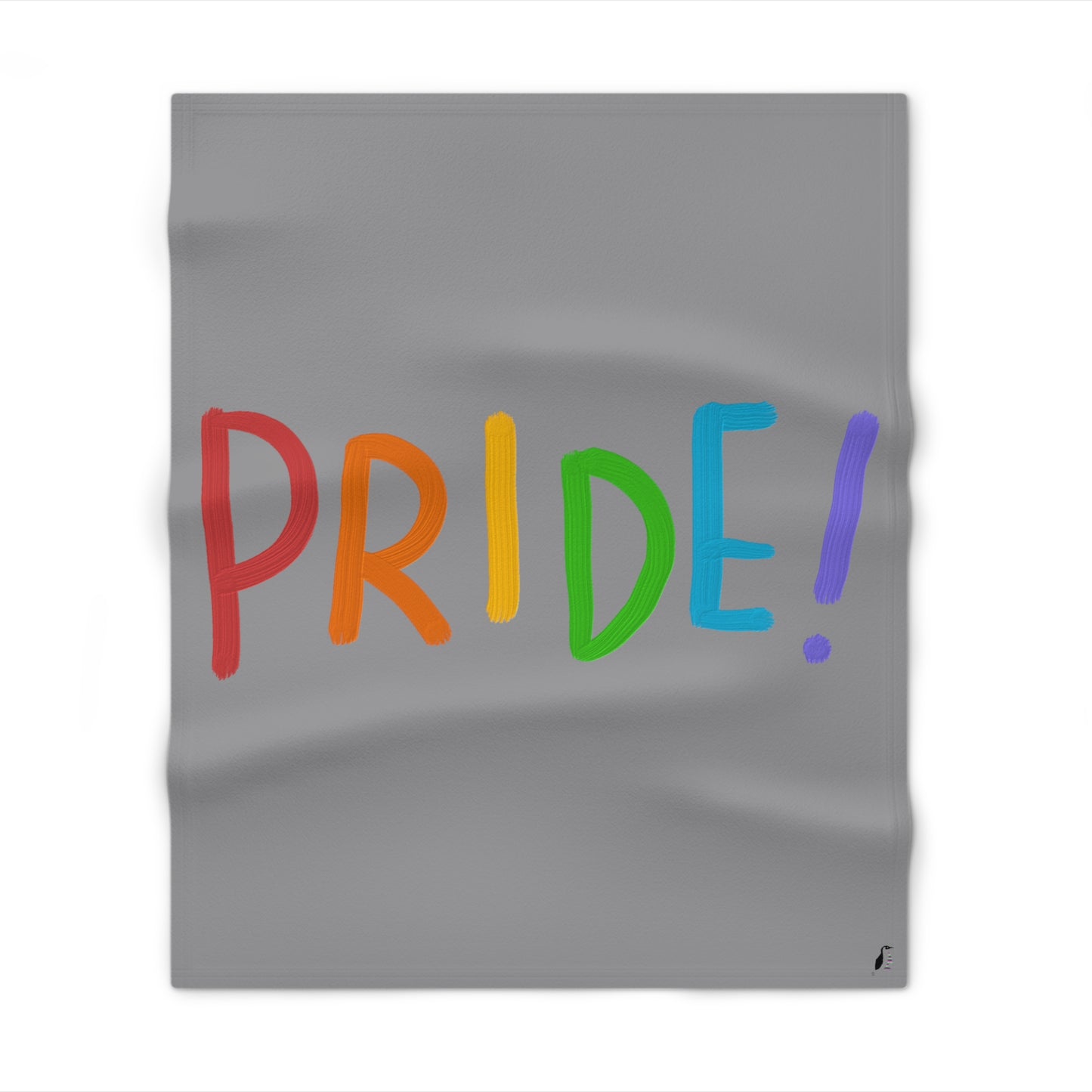 Throw Blanket: LGBTQ Pride Grey