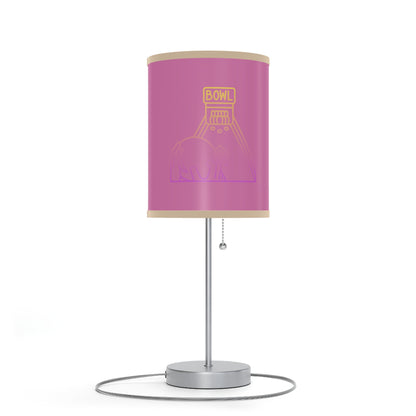 Lamp on a Stand, US|CA plug: Bowling Lite Pink