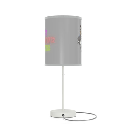 Lamp on a Stand, US|CA plug: Wolves Lite Grey 