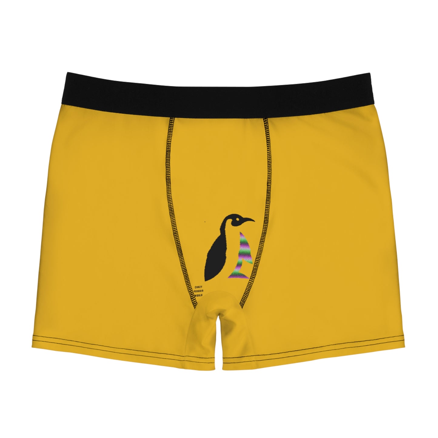 Men's Boxer Briefs: Soccer Yellow