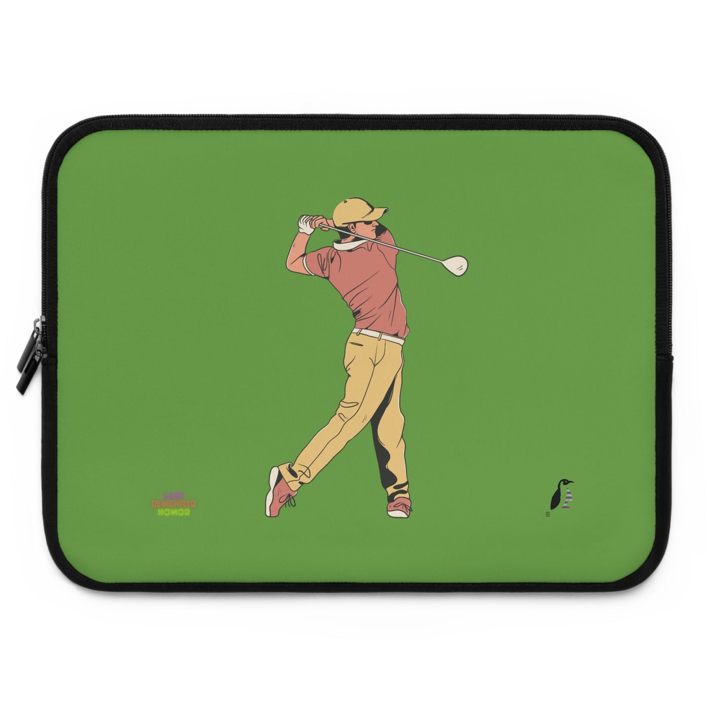 Laptop Sleeve: Golf Green