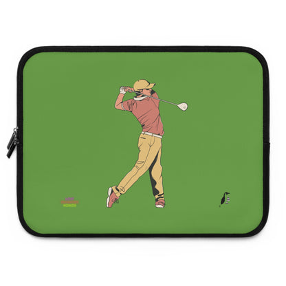 Laptop Sleeve: Golf Green