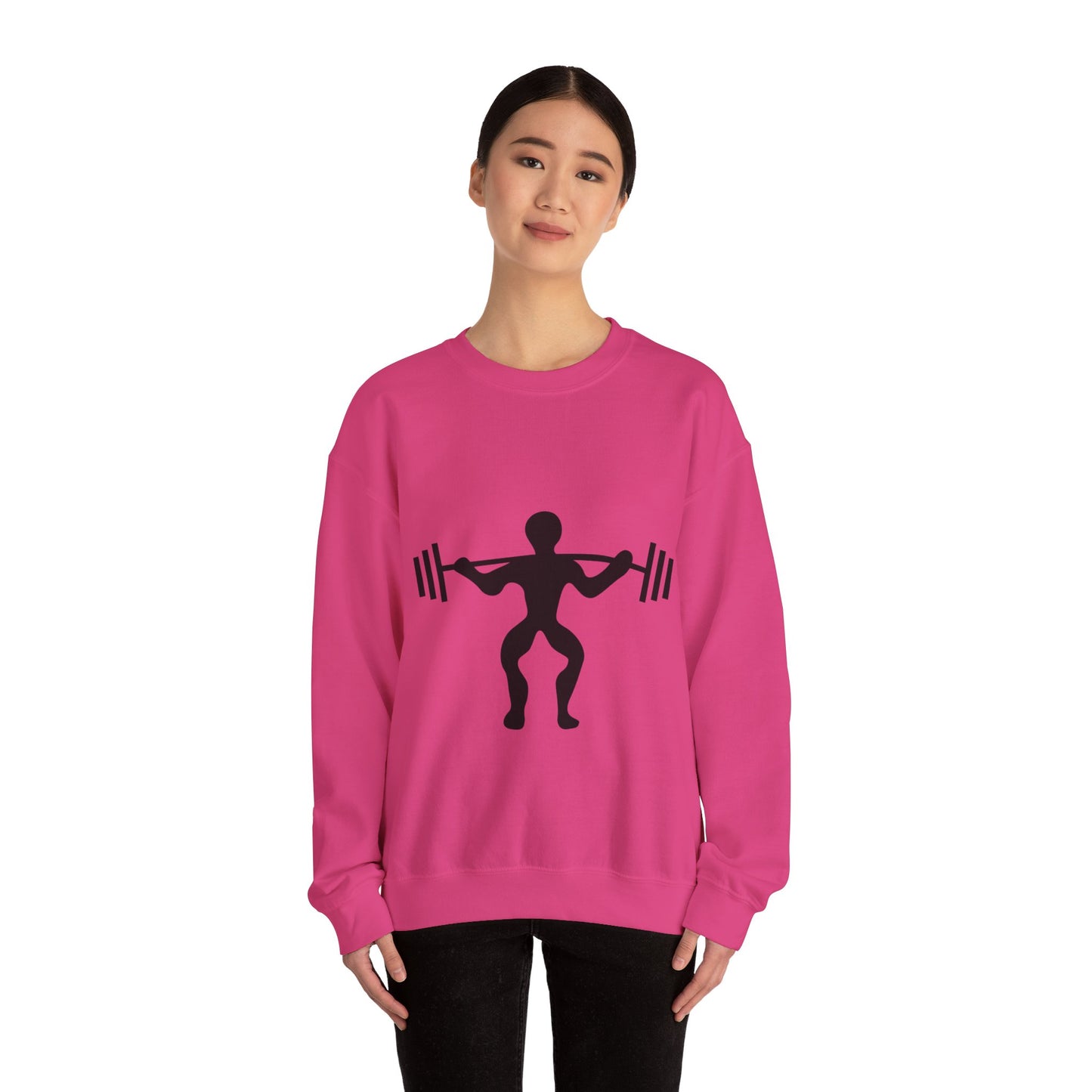 Heavy Blend™ Crewneck Sweatshirt: Weightlifting #2