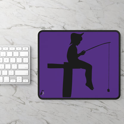 Gaming Mouse Pad: Fishing Purple