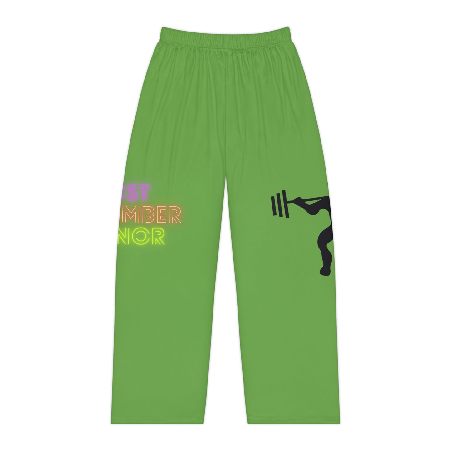 Pambabaeng Pajama Pants: Weightlifting Green 