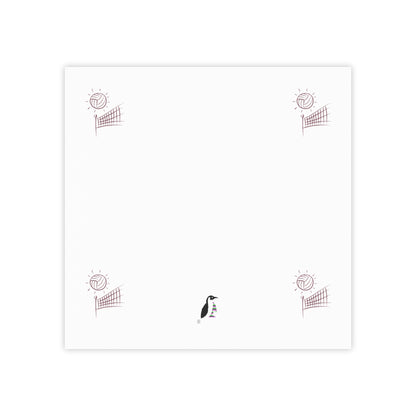 Post-it® Note Pads: Volleyball White