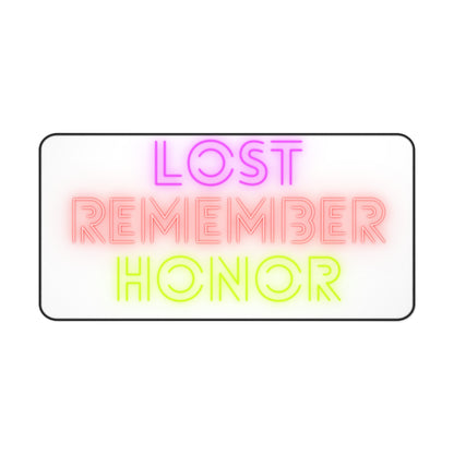 Desk Mat: Lost Remember Honor White