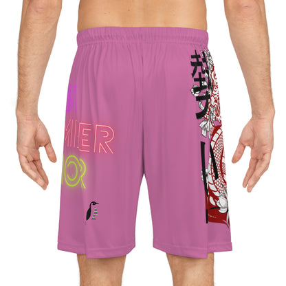 Basketball Shorts: Dragons Lite Pink