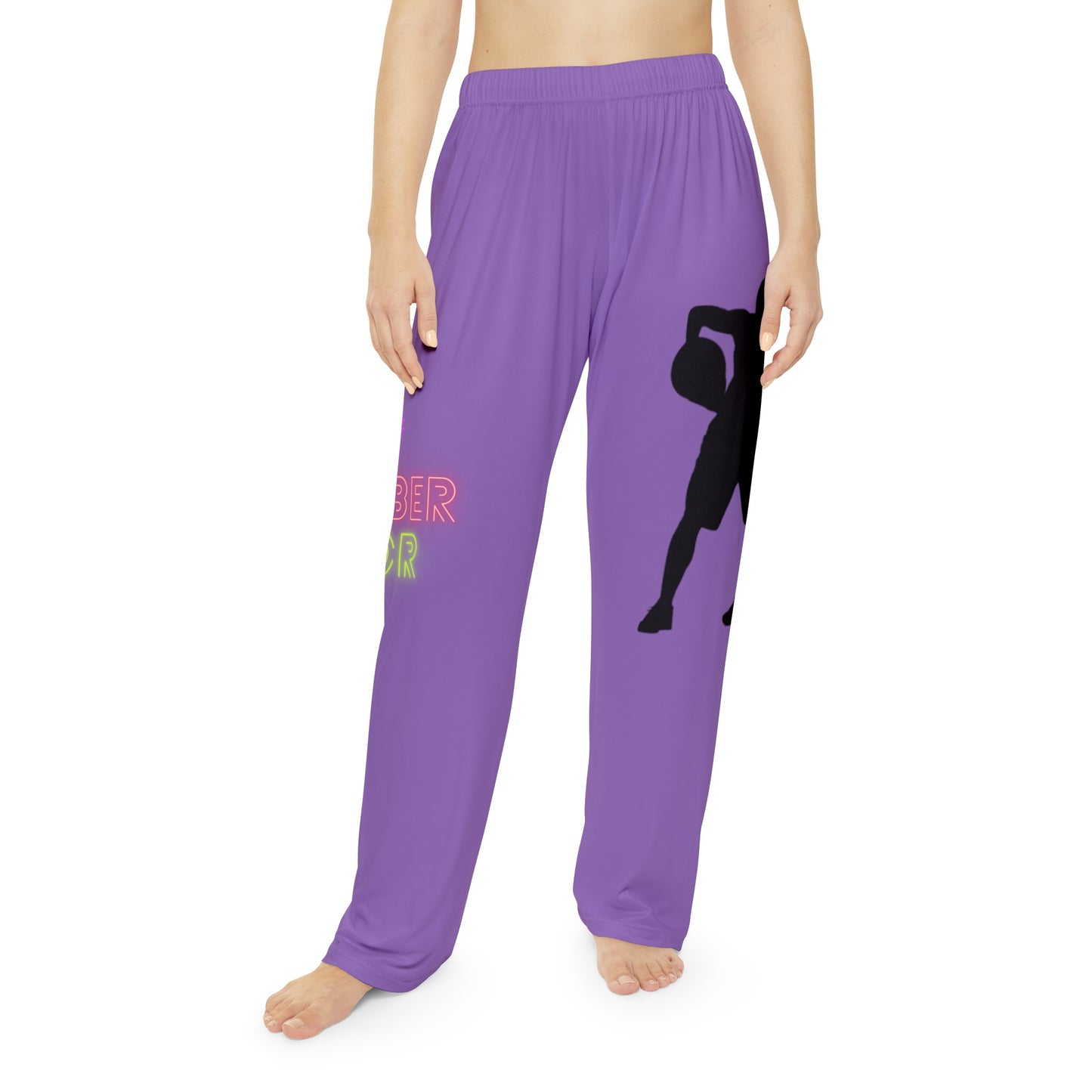 Women's Pajama Pants: Basketball Lite Purple