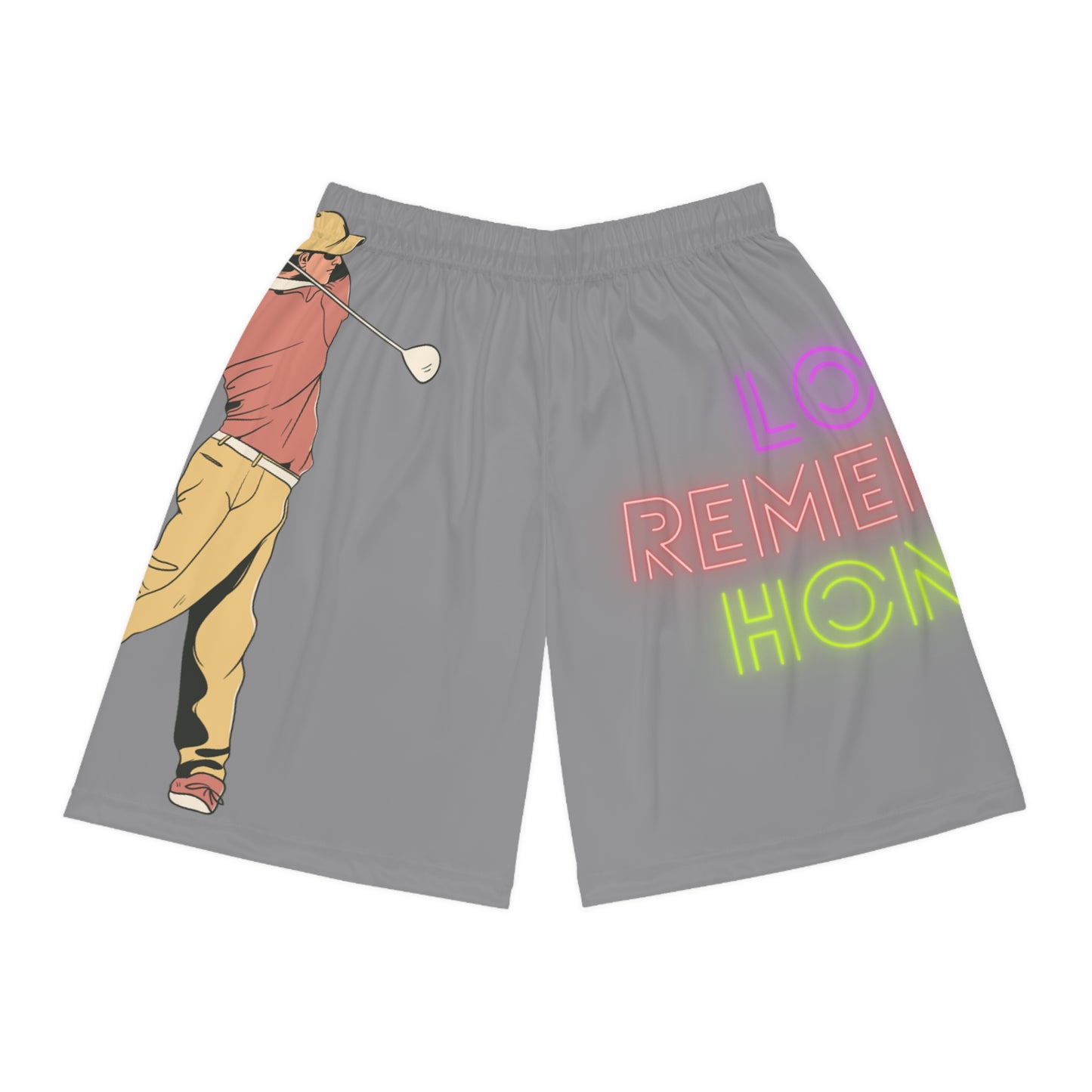 Basketball Shorts: Golf Grey