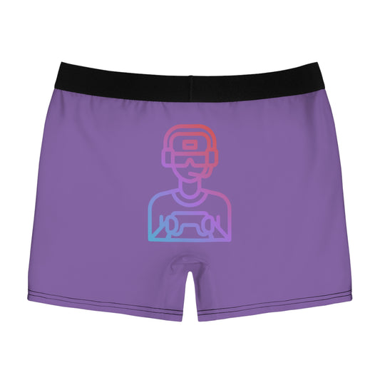 Men's Boxer Briefs: Gaming Lite Purple