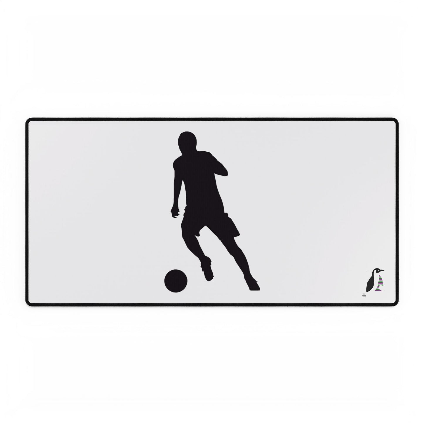 Desk Mats: Soccer White