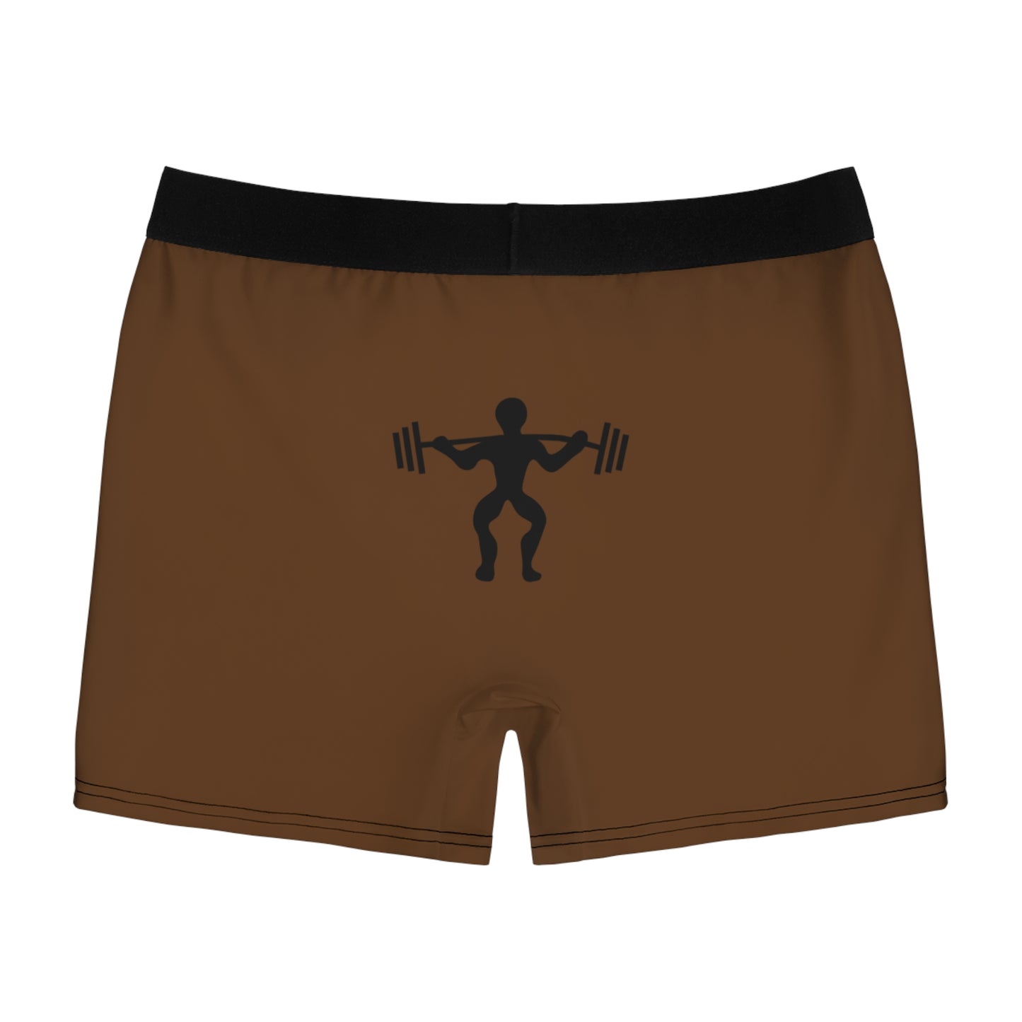 Men's Boxer Briefs: Weightlifting Brown