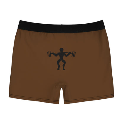 Men's Boxer Briefs: Weightlifting Brown