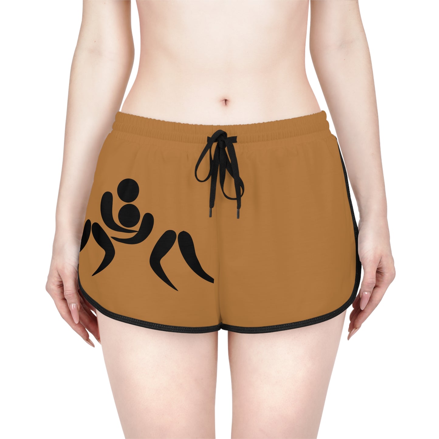 Women's Relaxed Shorts: Wrestling Lite Brown