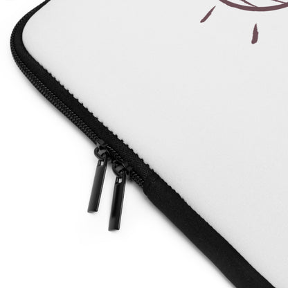 Laptop Sleeve: Volleyball White