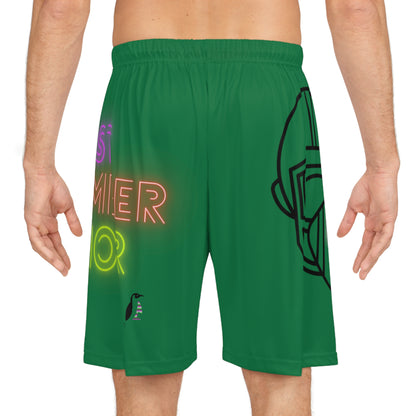 Basketball Shorts: Football Dark Green