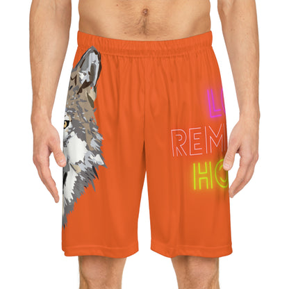 Basketball Shorts: Wolves Orange