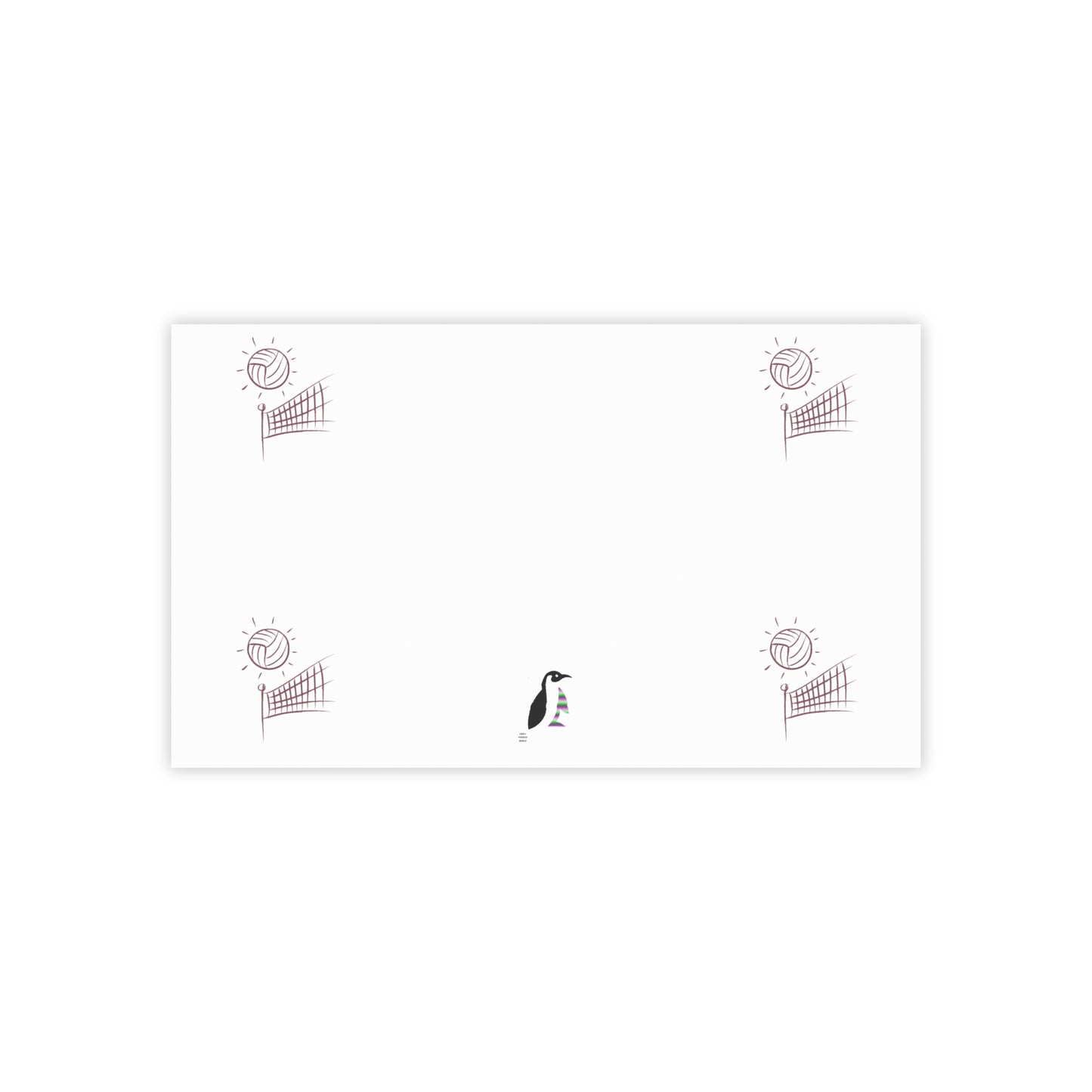 Post-it® Note Pads: Volleyball White