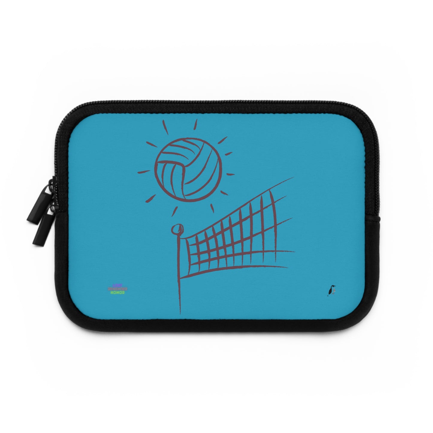 Laptop Sleeve: Volleyball Turquoise