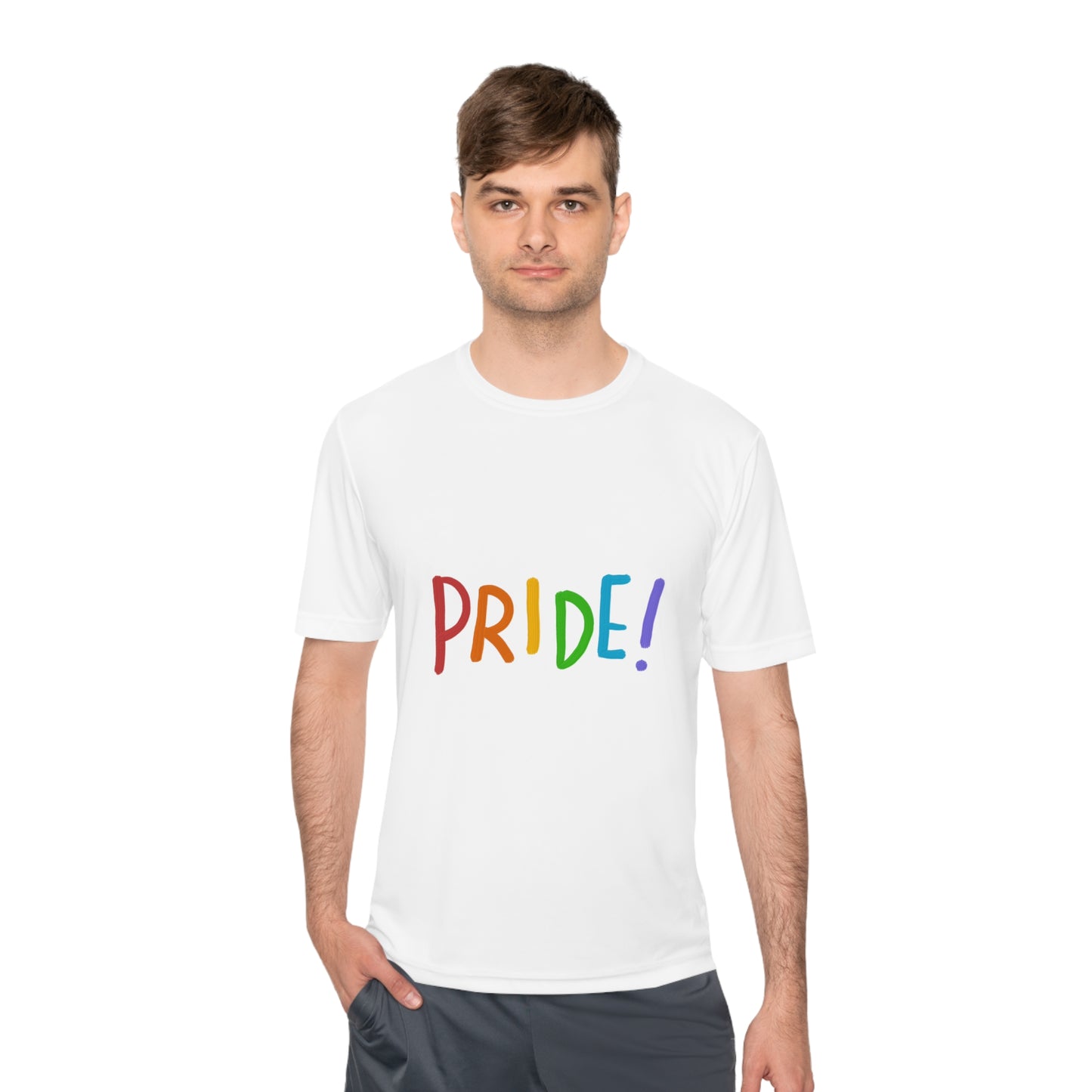 Moisture Wicking Tee: LGBTQ Pride #1