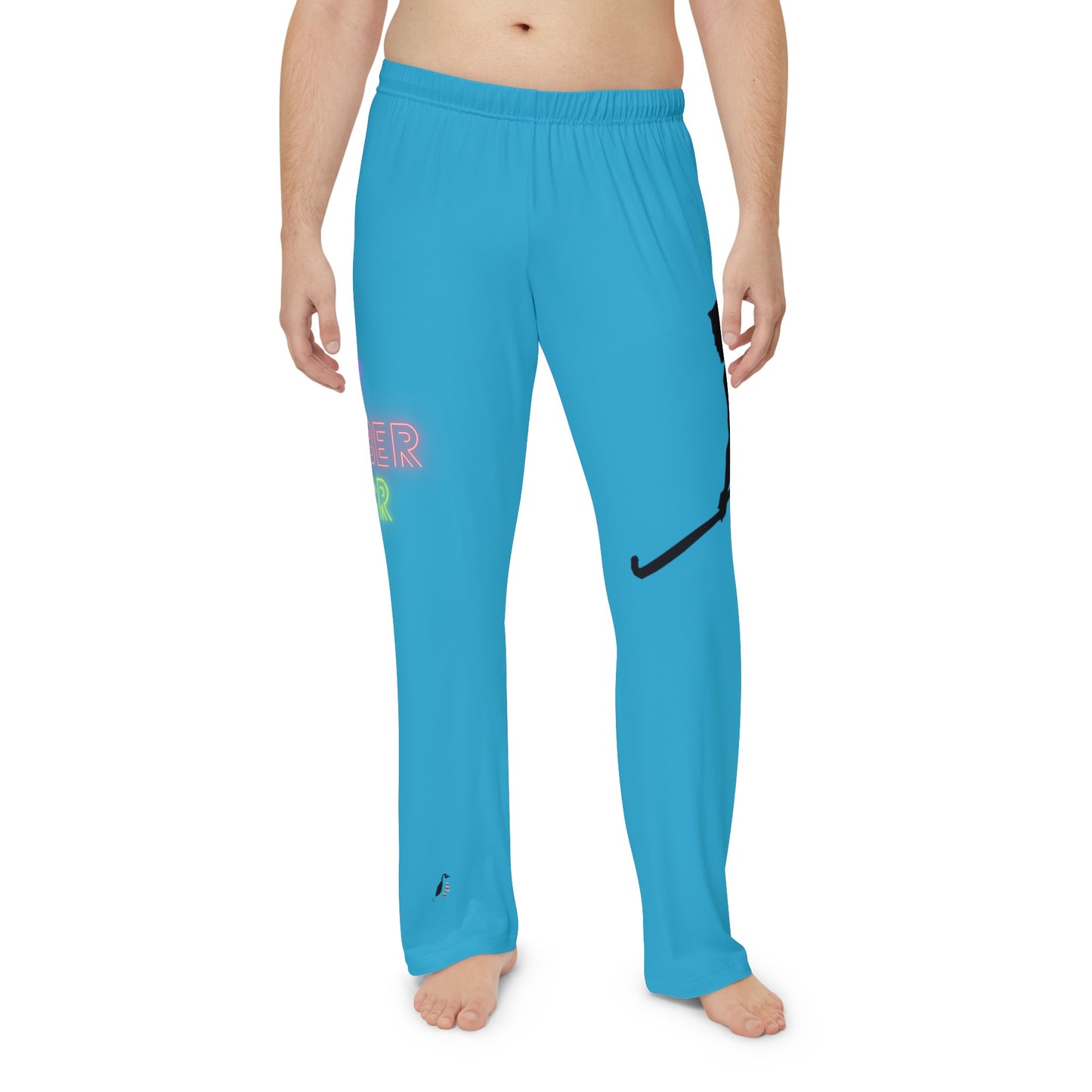 Panlalaking Pajama Pantalon: Hockey Turquoise