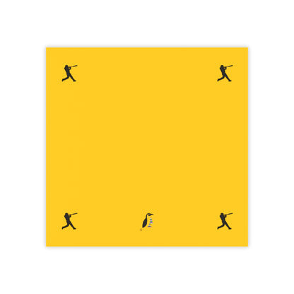 Post-it® Note Pads: Baseball Yellow