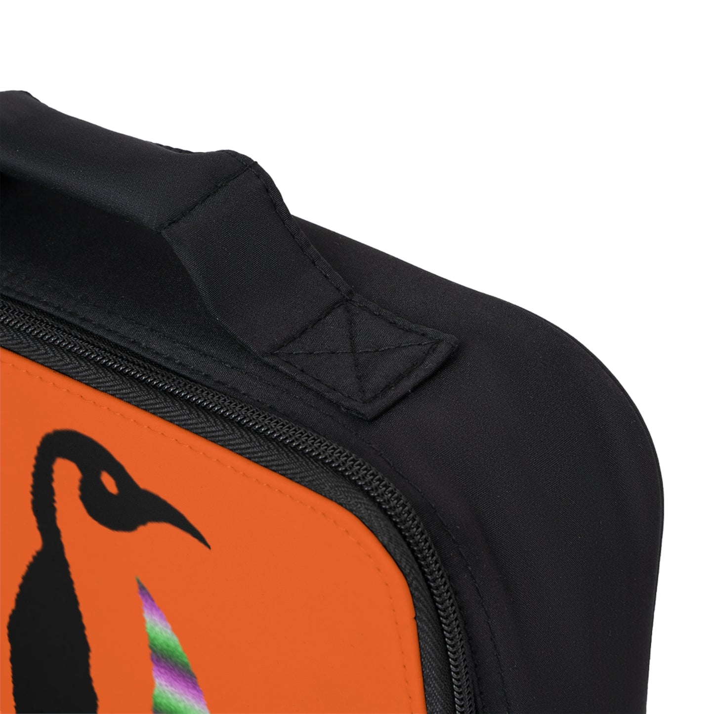 Lunch Bag: Crazy Penguin World Logo Orange