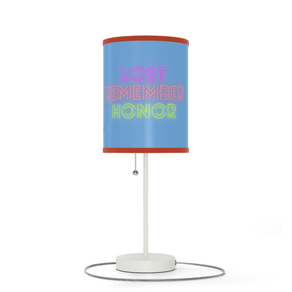 Lamp on a Stand, US|CA plug: Wrestling Lite Blue