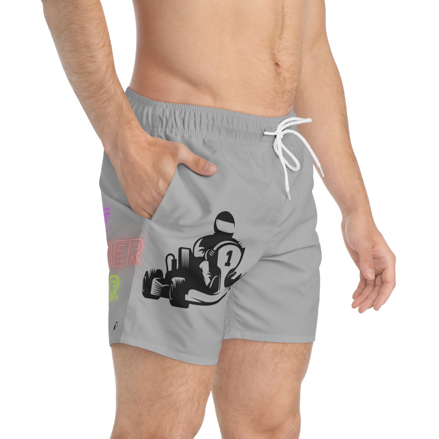 Swim Trunks: Racing Lite Grey