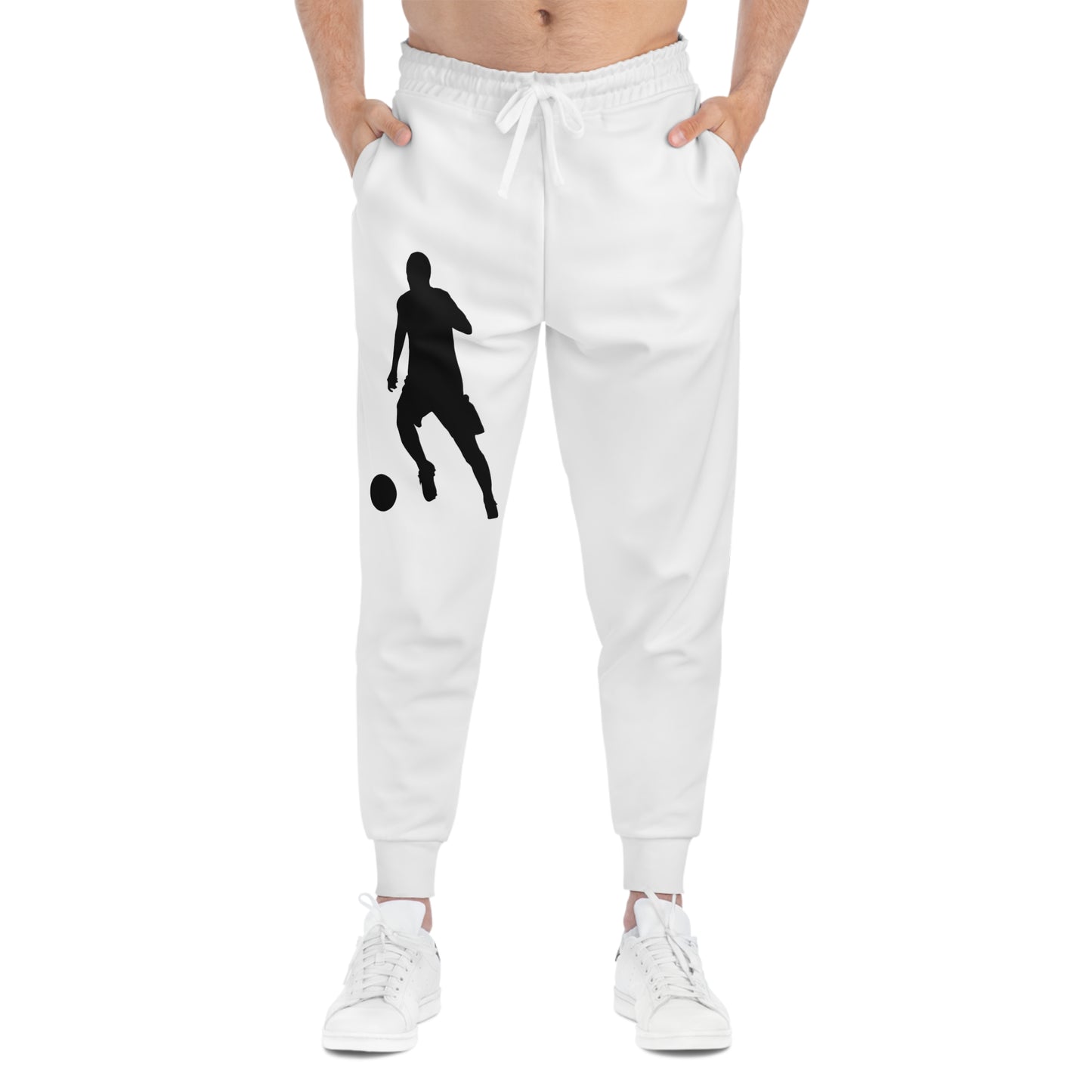 Athletic Joggers: Soccer White