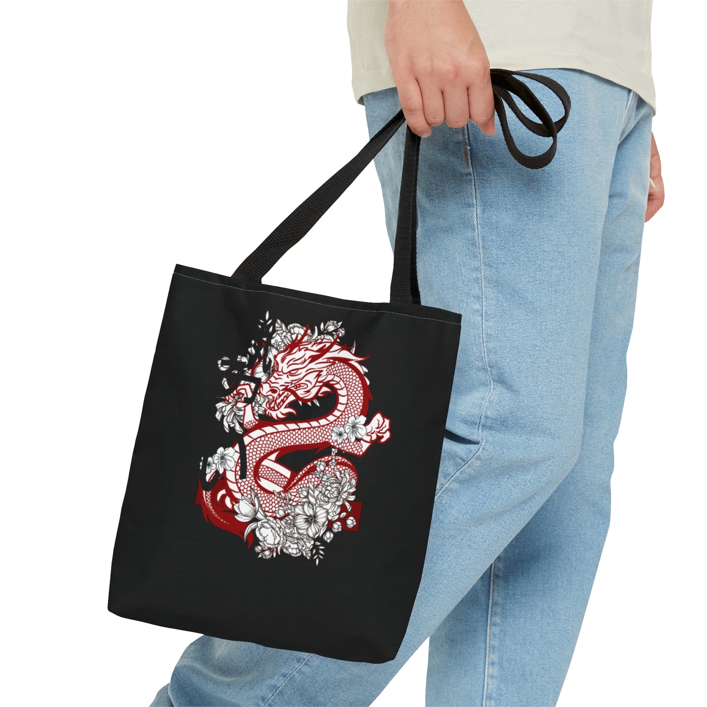 Tote Bag: Dragons Black