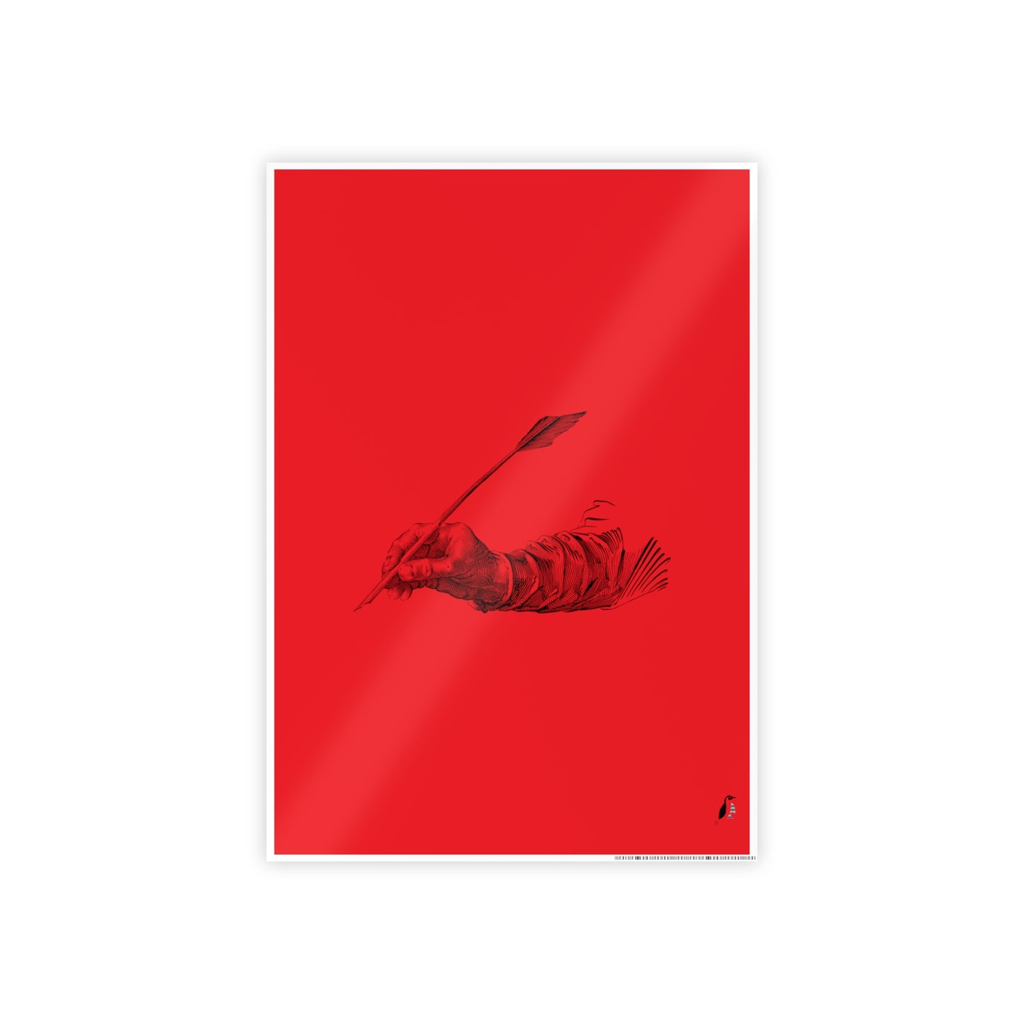 Gloss Posters: Writing Red
