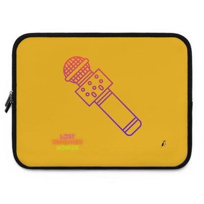 Laptop Sleeve: Music Yellow