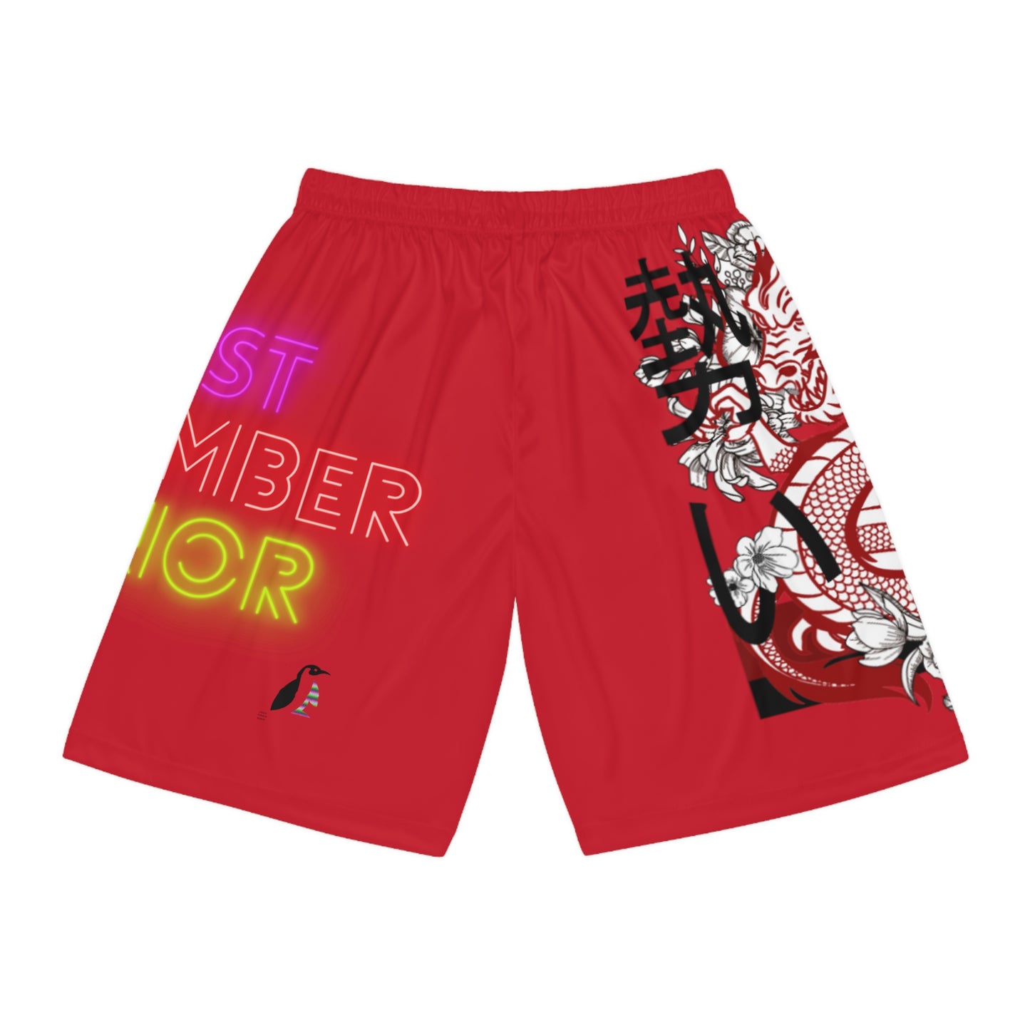 Basketball Shorts: Dragons Dark Red