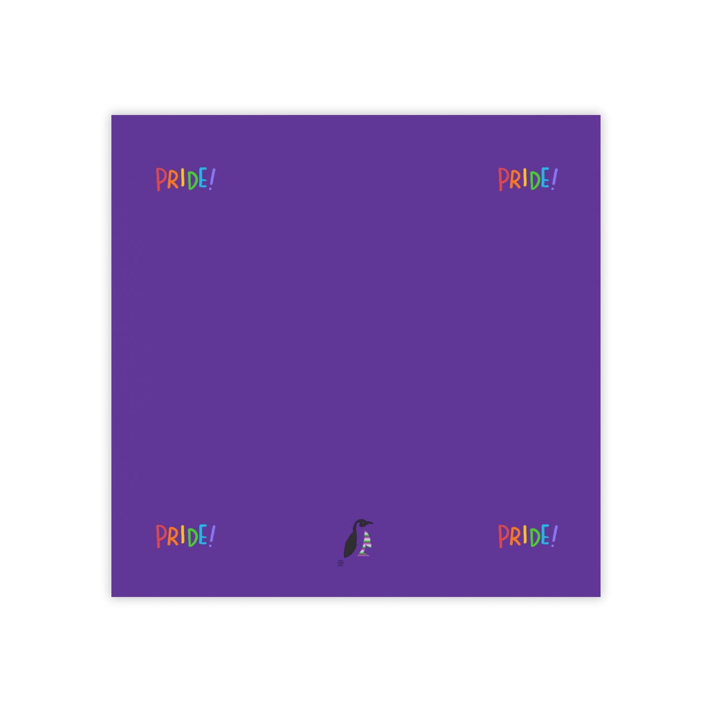 Post-it® Note Pads: LGBTQ Pride Purple