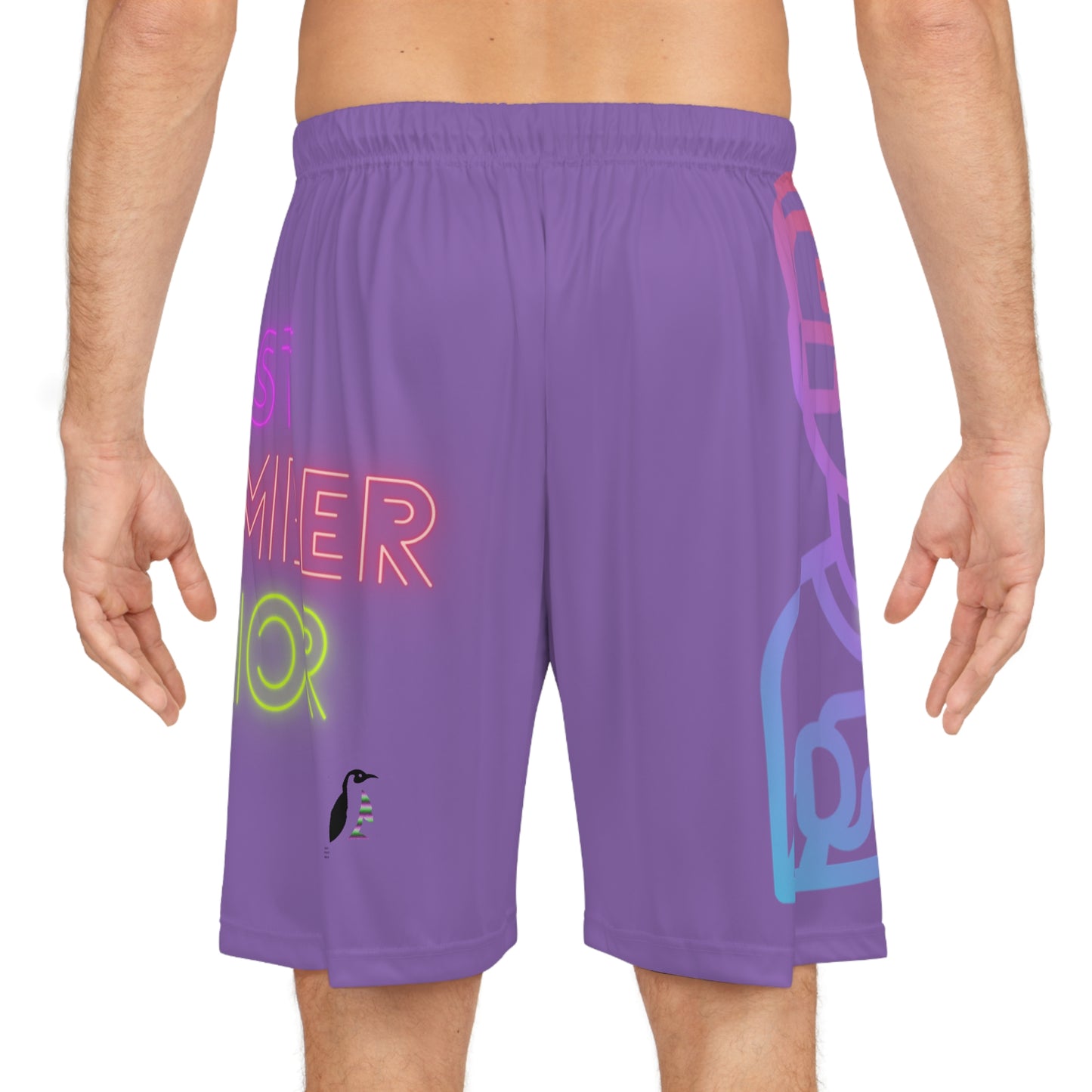 Basketball Shorts: Gaming Lite Purple