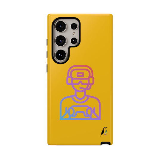 Tough Cases (for Samsung & Google): Gaming Yellow