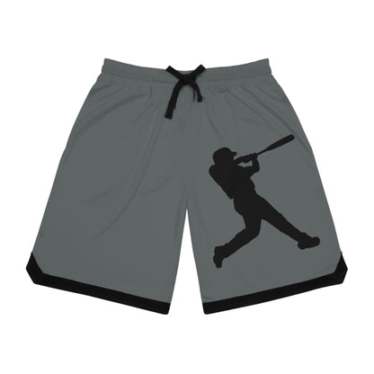 Basketball Rib Shorts: Baseball Dark Grey