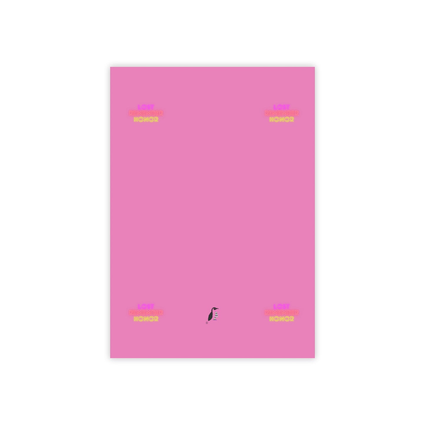 Post-it® Note Pads: Lost Remember Honor Lite Pink