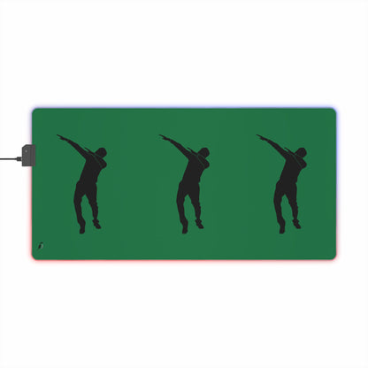 LED Gaming Mouse Pad: Dance Dark Green