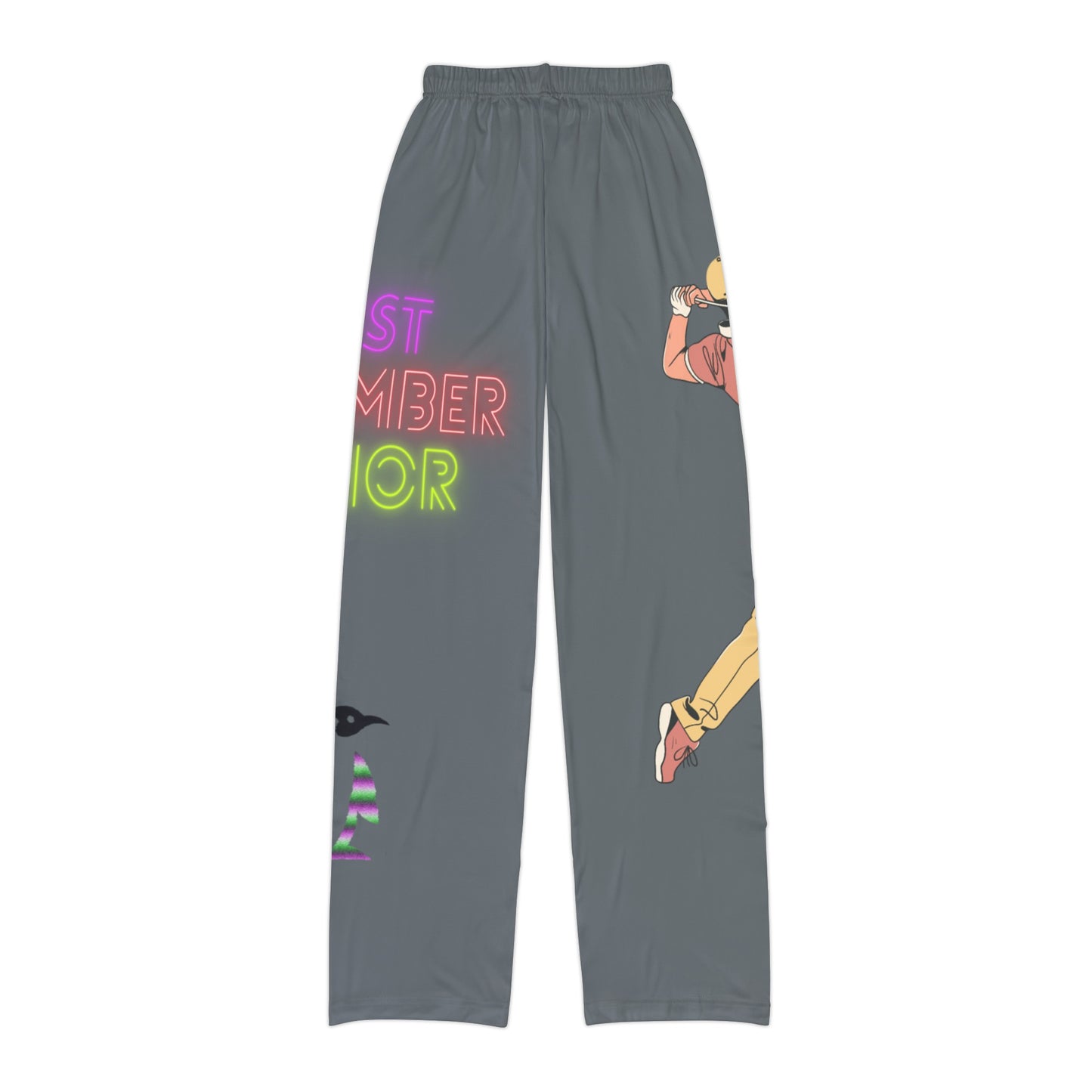 Kids Pajama Pants: Golf Dark Grey