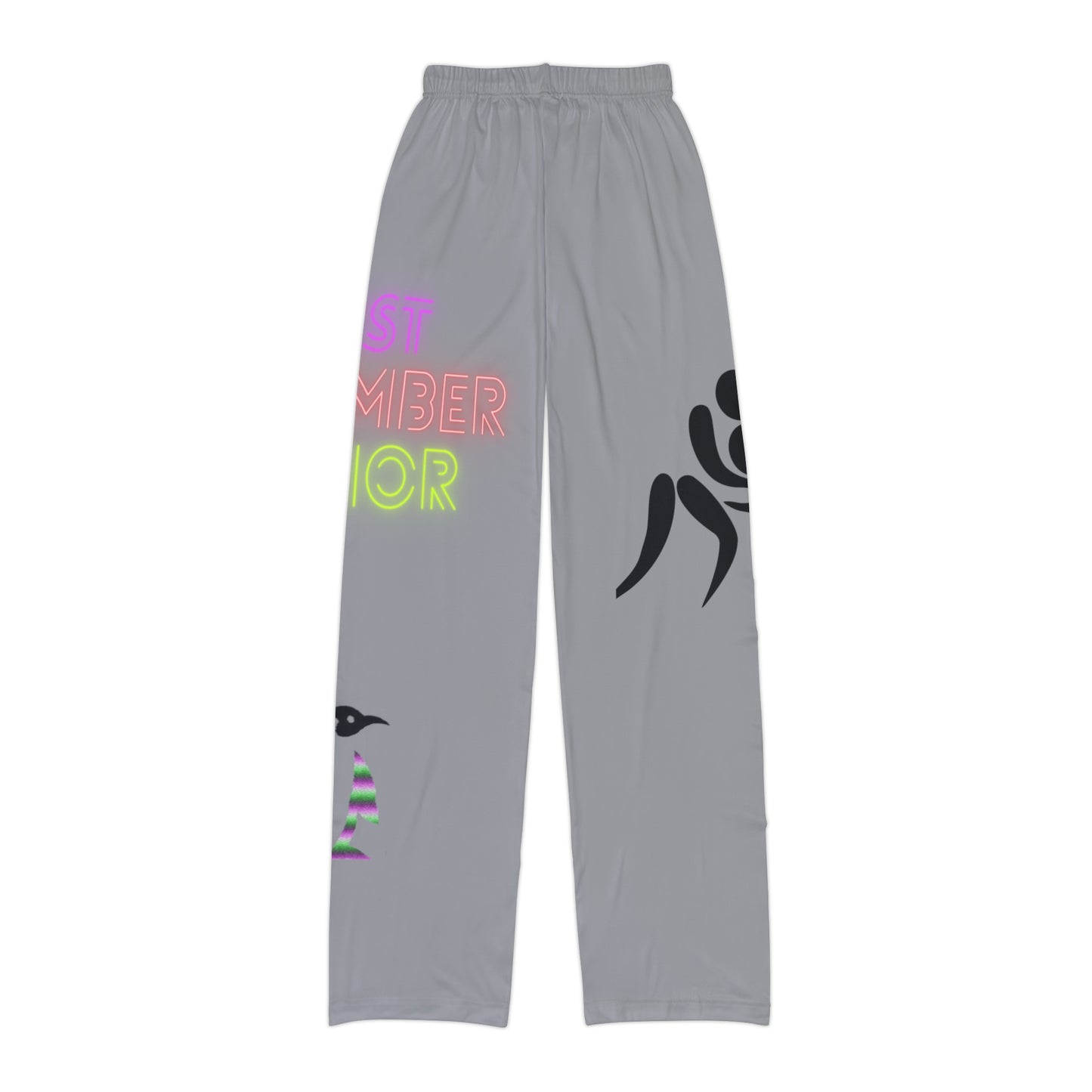 Kids Pajama Pants: Wrestling Grey