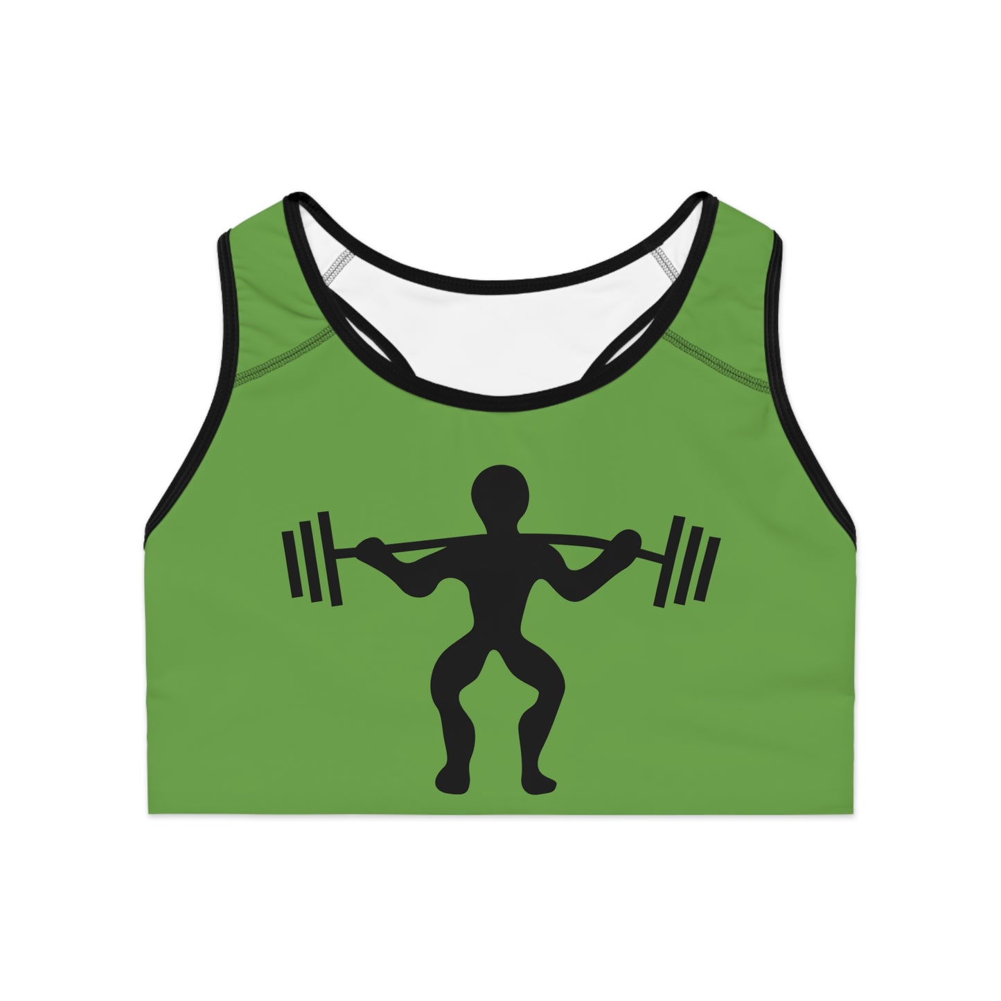 Sports Bra: Weightlifting Green