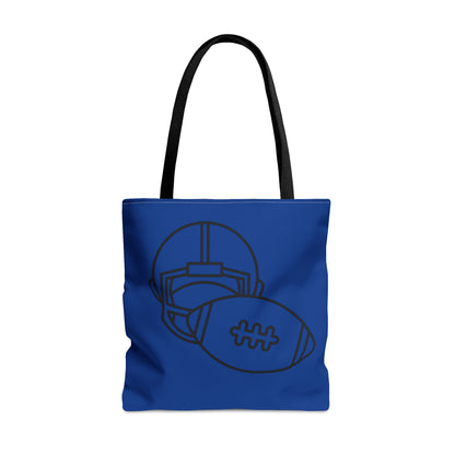 Tote Bag: Football Dark Blue