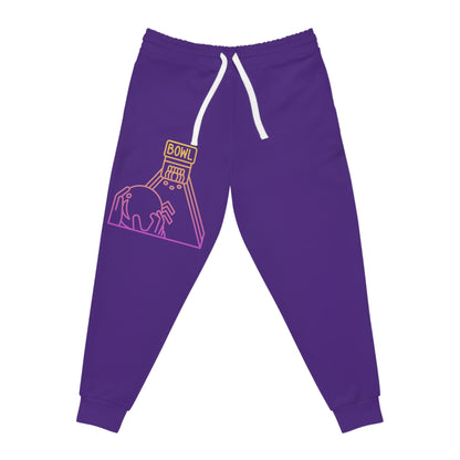 Athletic Joggers: Bowling Purple